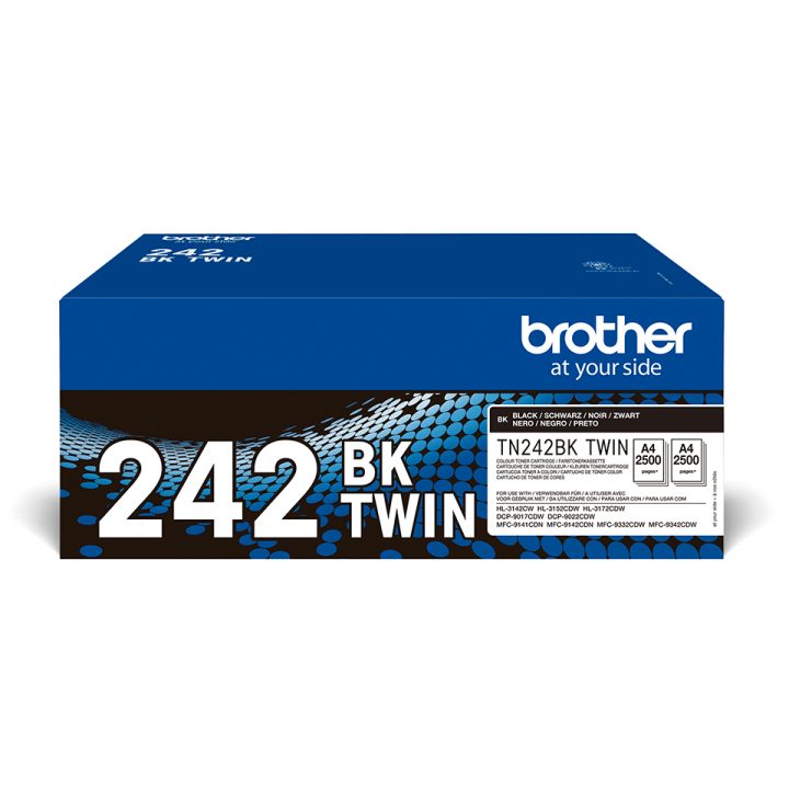 Brother TN-242BKTWIN cartucho de toner 2 peça(s) Original Preto
