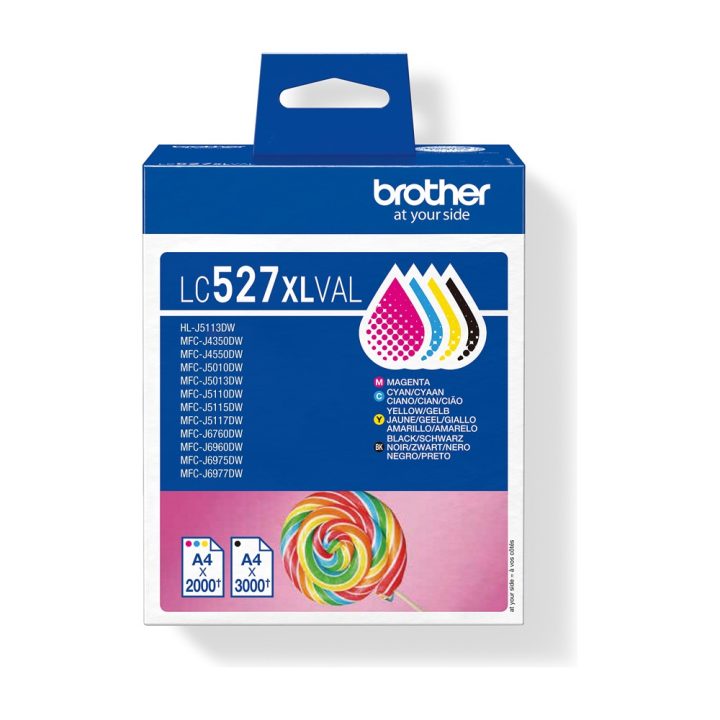 Brother LC527XLVAL cartucho de tinta 4 pieza(s) Original Alto…
