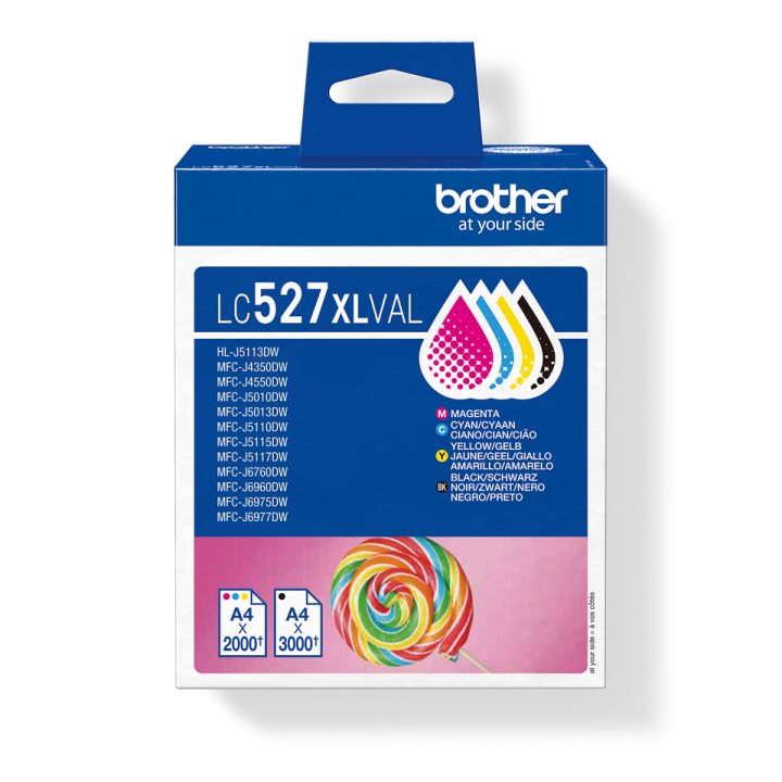 Brother LC527XLVAL cartucho de tinta 4 peça(s) Original Alto…