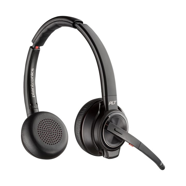 Poly Savi 8220 UC DECT 1880-1900 MHz Wireless Over-Ear Headset