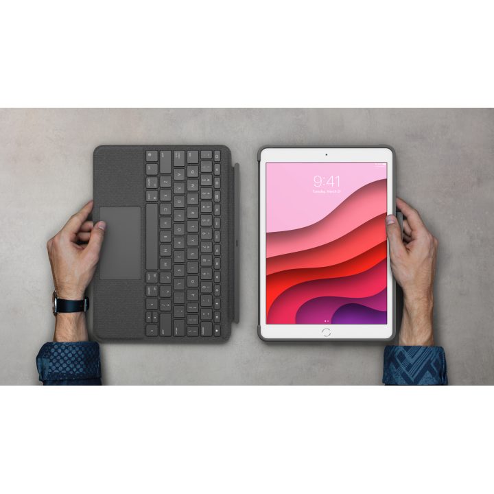 Logitech Combo Touch QWERTZ Suizo Smart Connector Grafito