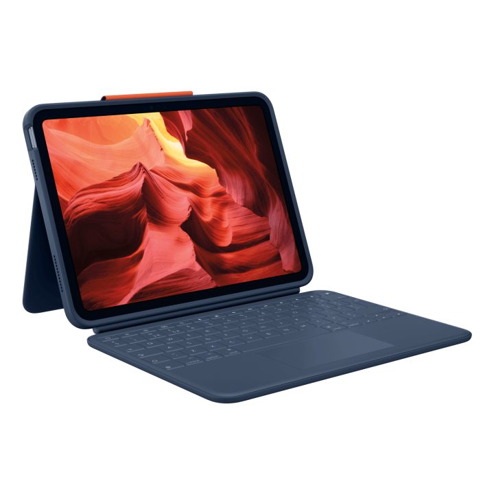 Logitech Rugged Combo 4 Touch QWERTY UK English Smart Connector Blue