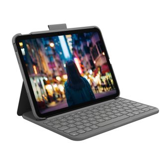 Logitech Slim Folio · Teclado inglês (EUA)