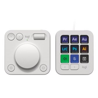 Logitech MX Creative Console, programmable keypad with 9 customizable…