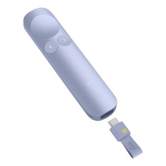 Logitech Spotlight 2 apresentador sem fios Bluetooth/RF Lilás