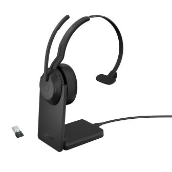 Jabra Evolve2 55 Wireless Over-Ear Headset Office/Call Center USB…