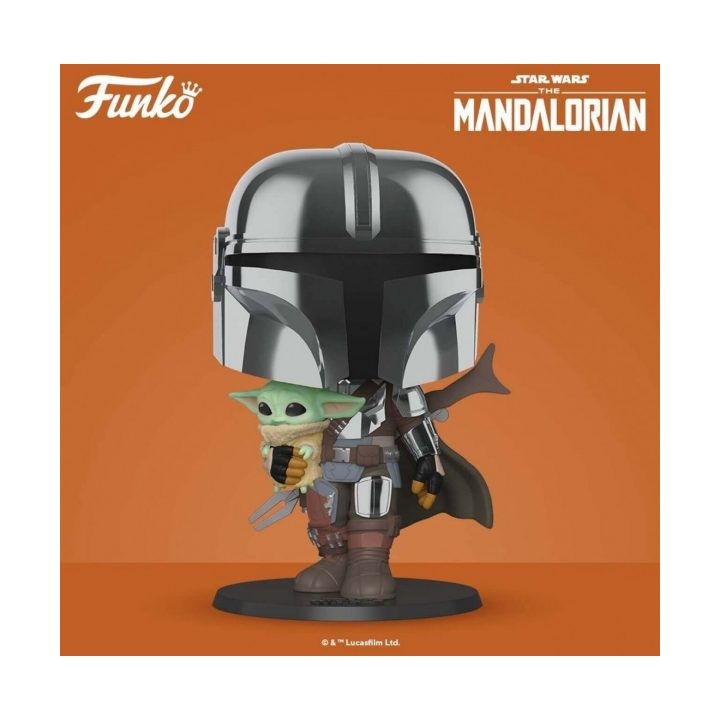 Funko Pop! Star Wars – The Mandalorian The Mandalorian XL Version…