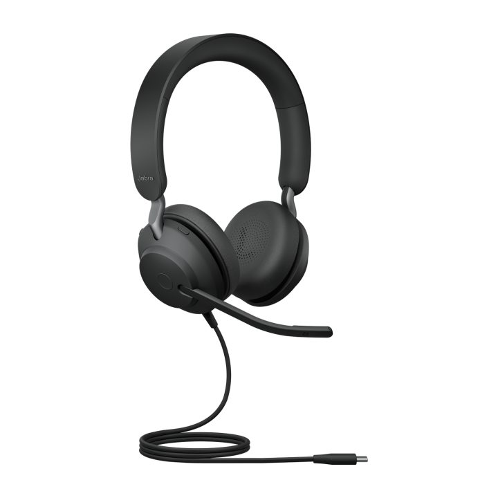 Auscultadores Jabra Evolve2 40 SE Com Fios de Arco USB Tipo C