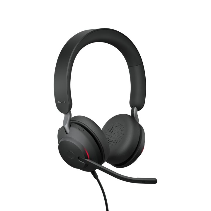 Auscultadores Jabra Evolve2 40 SE com Fio, Arco, USB Tipo C