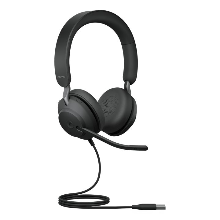 Jabra Evolve2 40 SE Wired Over-Ear Headset for Calls/Music USB Type-C…