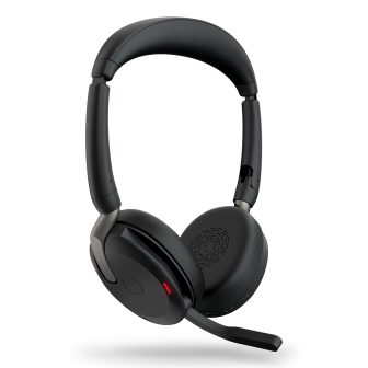 Auscultadores de diadema sem fios Jabra Evolve2 65 Flex…