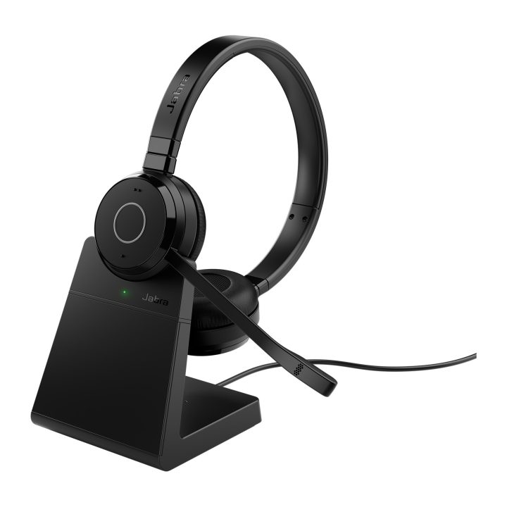 Jabra Evolve 65 TE wireless and wired over-ear headphones
