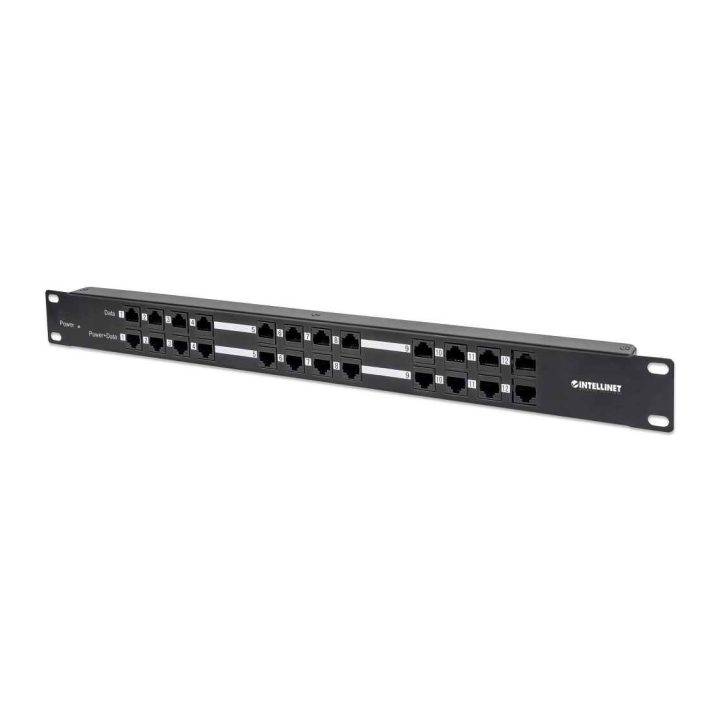 Intellinet Patch Panel de 12 portas Passive PoE