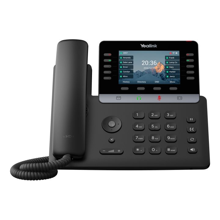 Yealink T74U Telefone IP Preto LCD