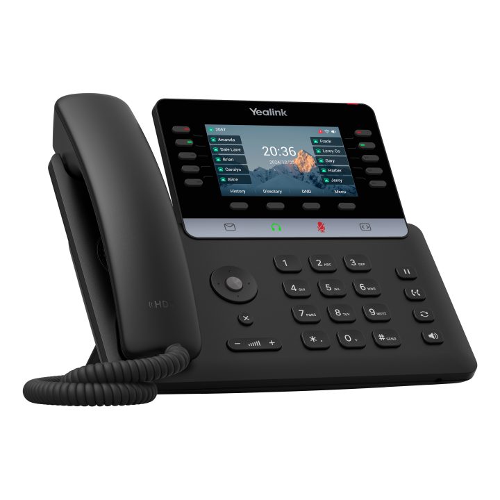 Yealink T74U Telefone IP Preto LCD