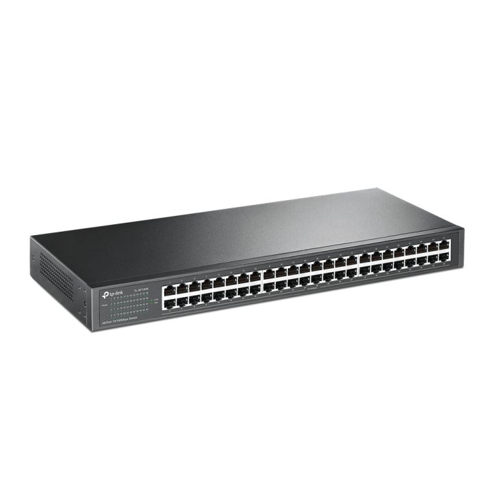 TP-Link TL-SF1048 Unmanaged Fast Ethernet (10/100) 1U Black