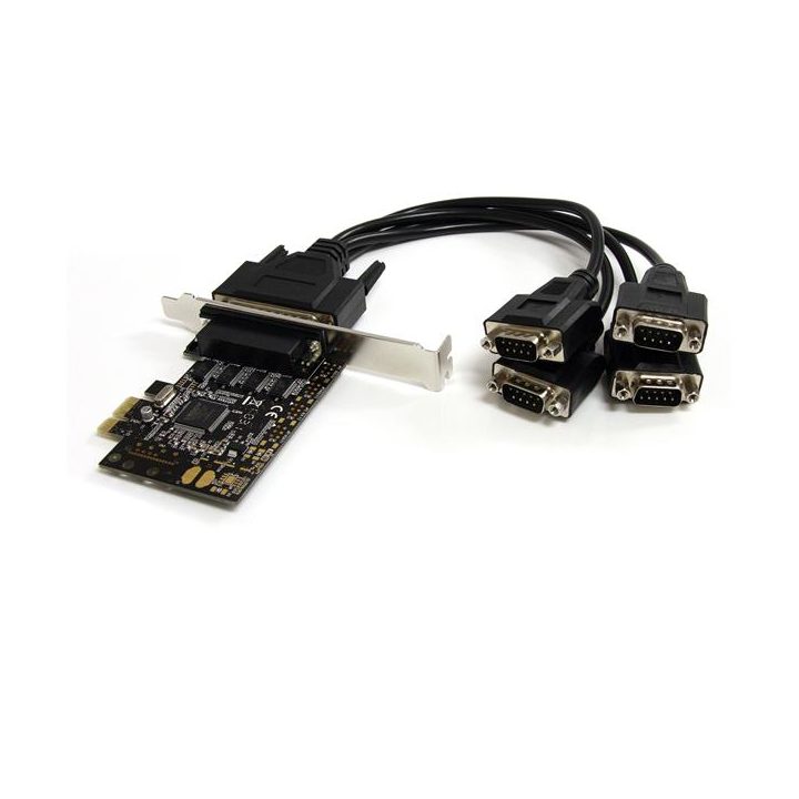 StarTech.com 4-Port PCI Express PCIe Serial Adapter Card with…