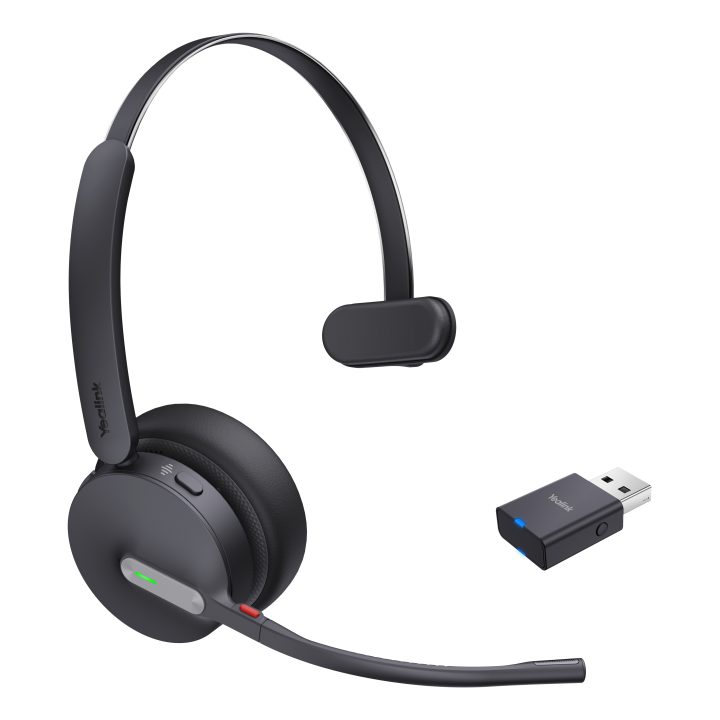 Yealink WH64 Auriculares de diadema híbridos sem fios