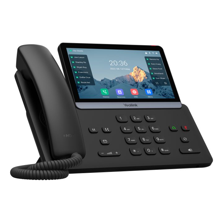 Yealink T77U Telefone IP Preto LCD