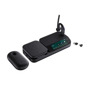 Auscultadores sem fios com gancho Yealink BH71 Workstation Pro