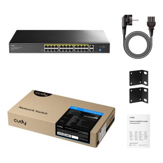 Cudy FS1026PS1 switch não gerido Gigabit Ethernet (10/100/1000)…