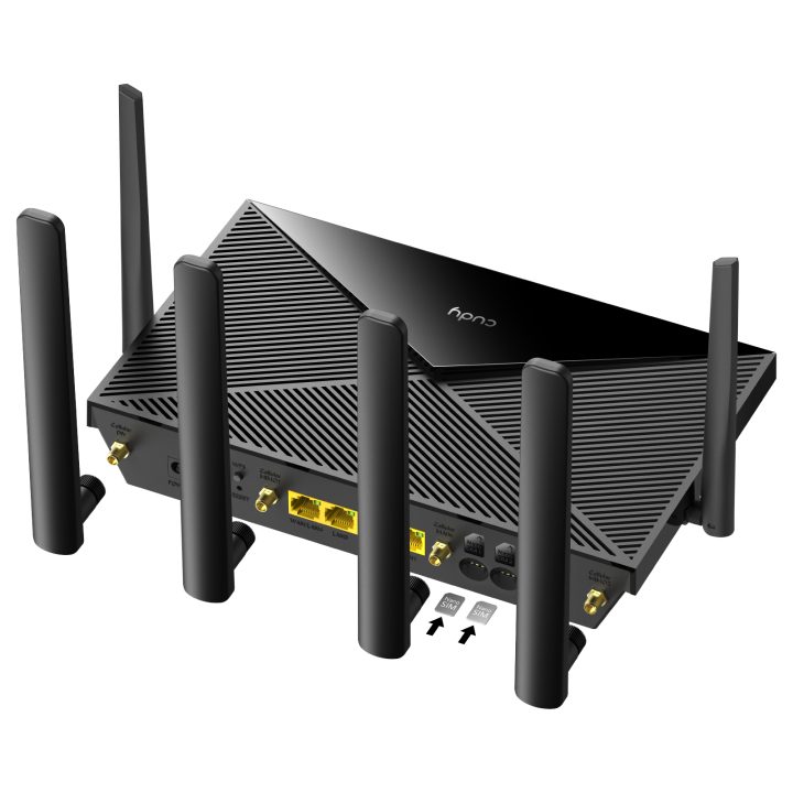 Cudy LT700 Gigabit Ethernet Dual-Band (2.4 GHz / 5 GHz) 4G Wireless…