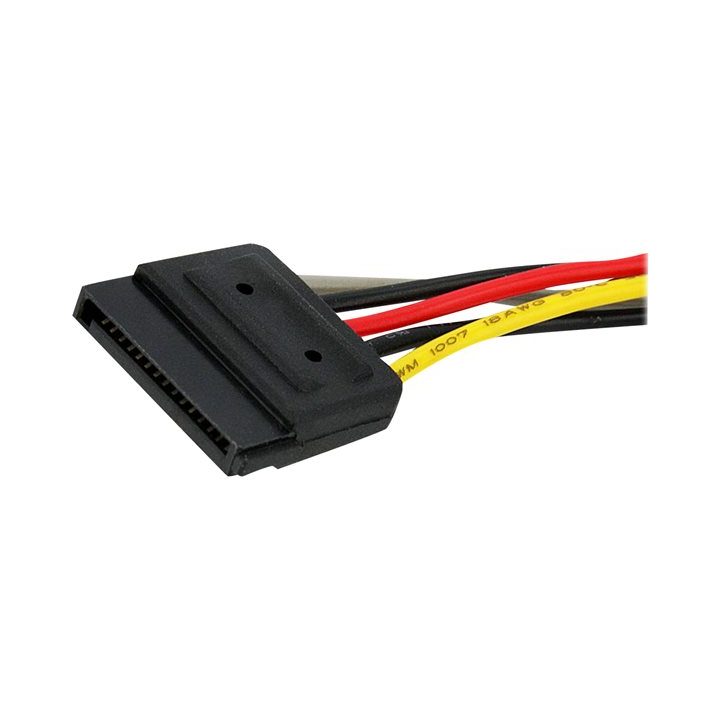 StarTech.com SATA Power Splitter Adapter Cable 0.15m - 2x Female