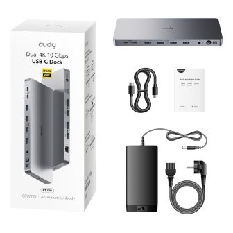 Cudy CS700 base para portátil y replicador de puertos Acoplamiento…