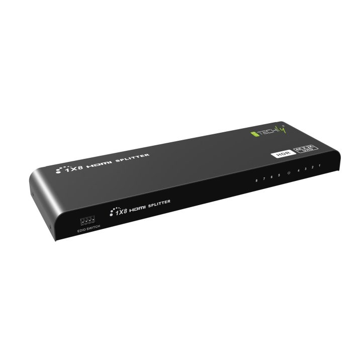 Techly IDATA HDMI2-4K8HDR 8x HDMI Video Splitter