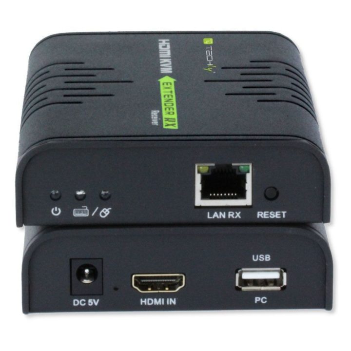 Techly IDATA HDMI-KVM2 KVM Extender Transmitter and Receiver