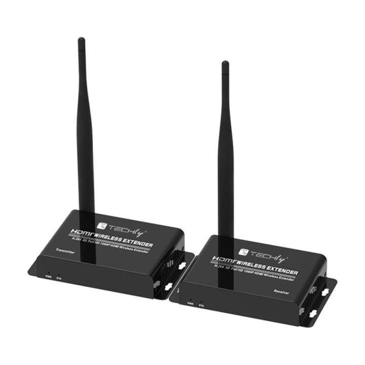 Techly IDATA HDMI-WL55 Audio/Video Extender AV Signal Transmitter and…