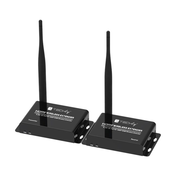 Techly IDATA HDMI-WL55 Audio/Video Extender AV Signal Transmitter and…