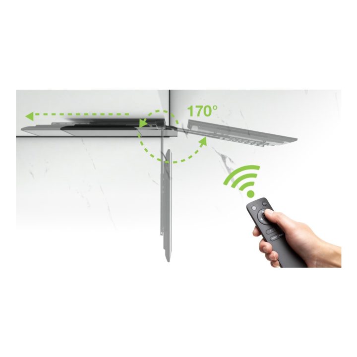 Techly ICA-PLB 060M suporte para TV 75" Preto