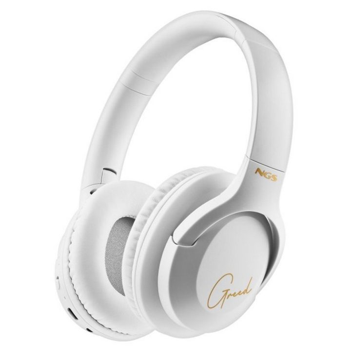 NGS GREED wireless and wired over-ear headphones (ARTICAGREEDWHITE)
