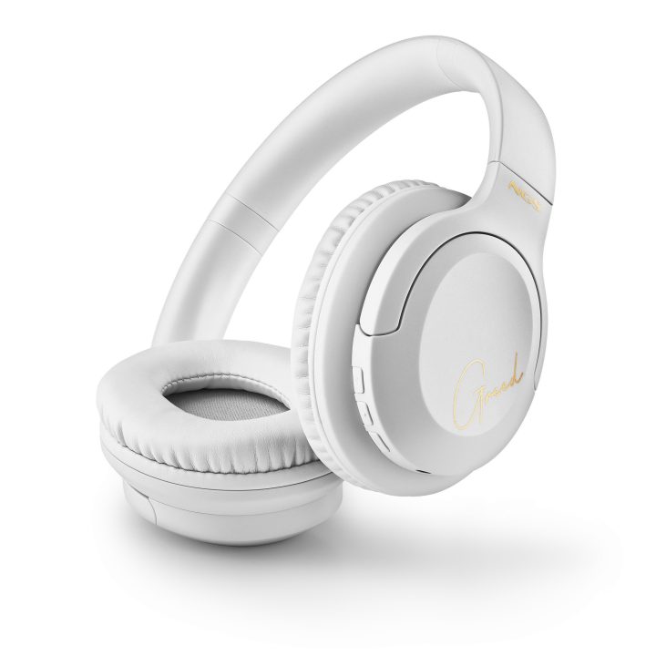 NGS GREED wireless and wired over-ear headphones (ARTICAGREEDWHITE)