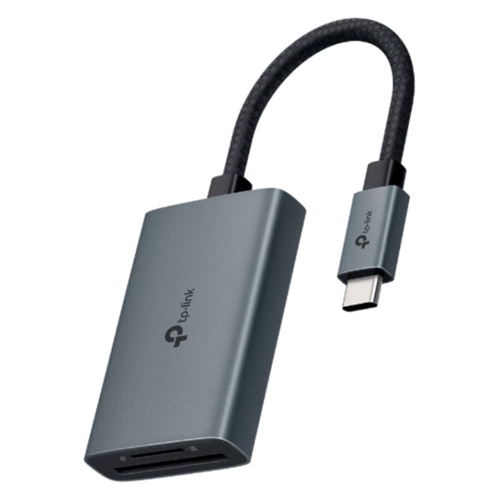 TP-Link UA440C USB 3.2 Gen 1 (3.1 Gen 1) Type-C Card Reader Gray