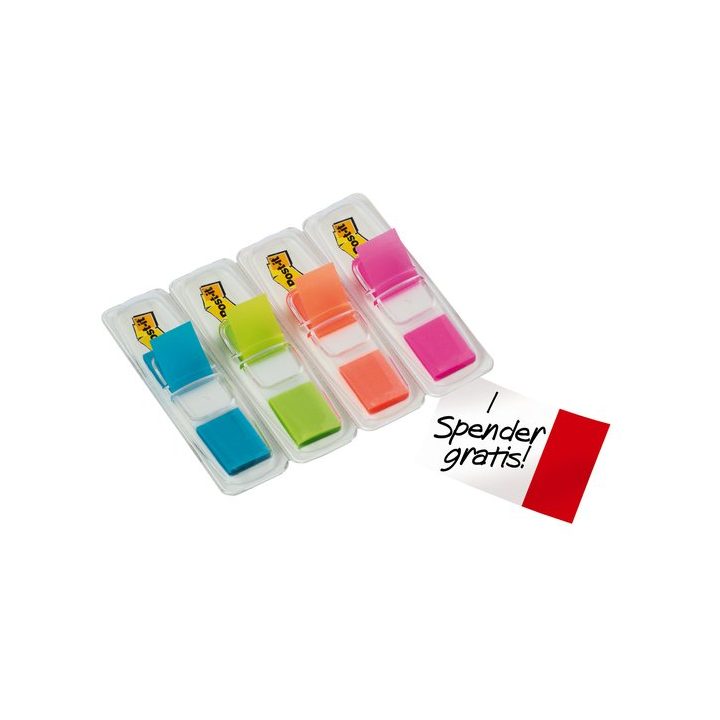 3M 683-4ABP Self-Adhesive Note Rectangle Blue, Green, Orange, Purple…