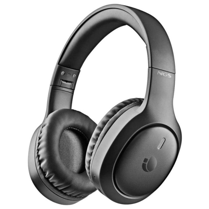 NGS Artica Tempest Black Wireless and Wired Over-Ear Headphones…