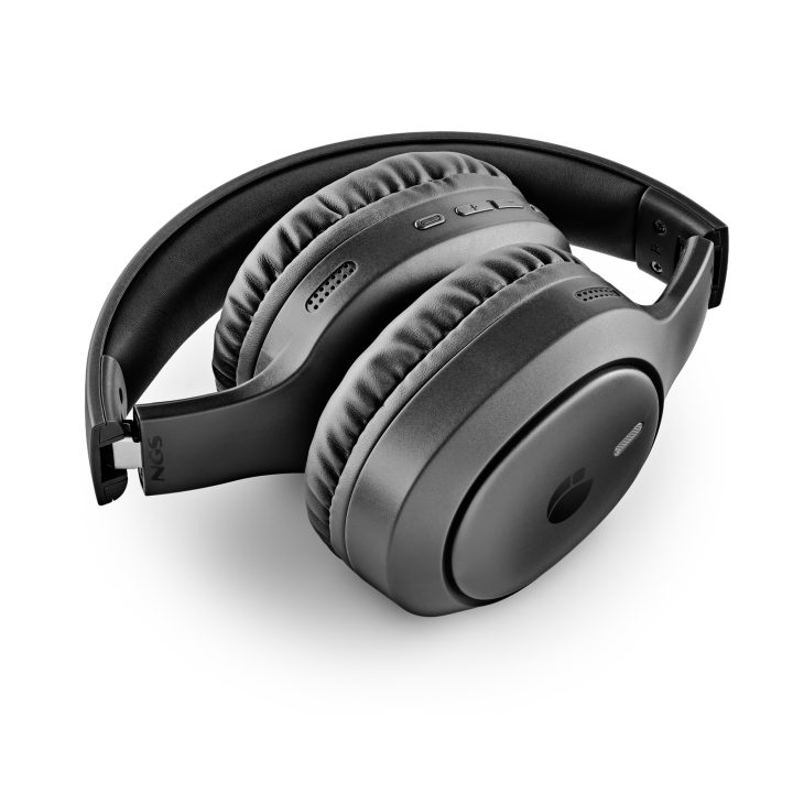 NGS Artica Tempest Black Auriculares Sem Fios e com Fios de Arco…