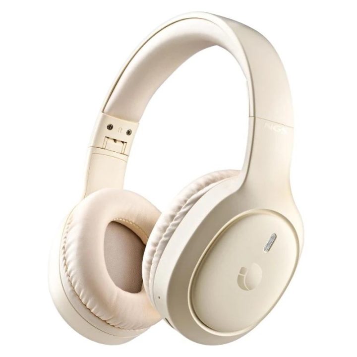 NGS Beige auriculares de diadema inalámbricos y con cable…
