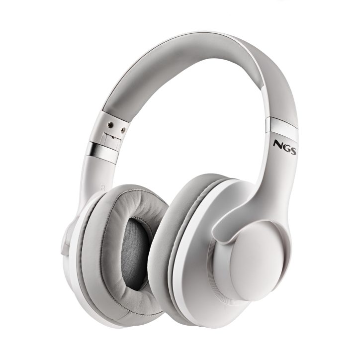 NGS STORM Wireless and Wired Over-Ear Headphones (ARTICASTORMWHITE)