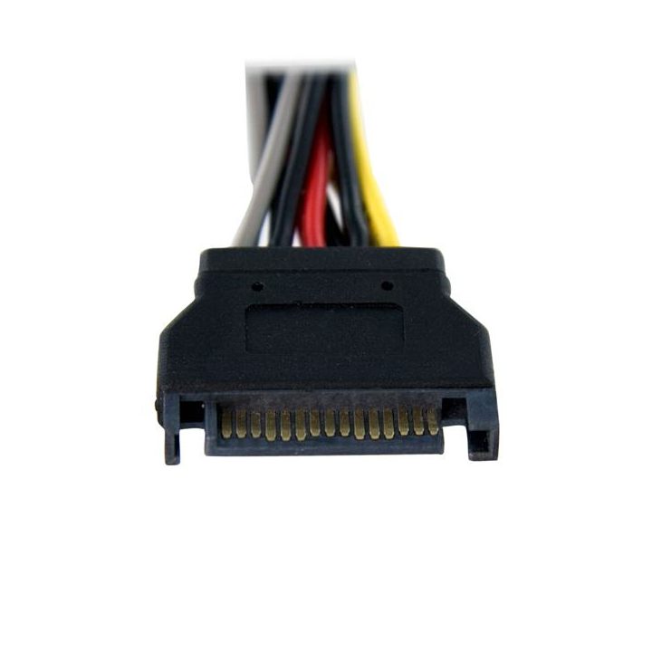 StarTech.com SATA Power Splitter Adapter Cable 0.15m - 2x Female