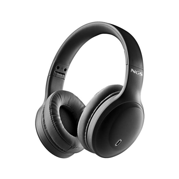 NGS ARTICA GLACIER BLACK Wireless and Wired Over-Ear Headphones…