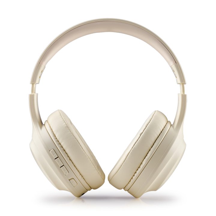 NGS BEIGE auriculares de diadema inalámbricos y con cable…