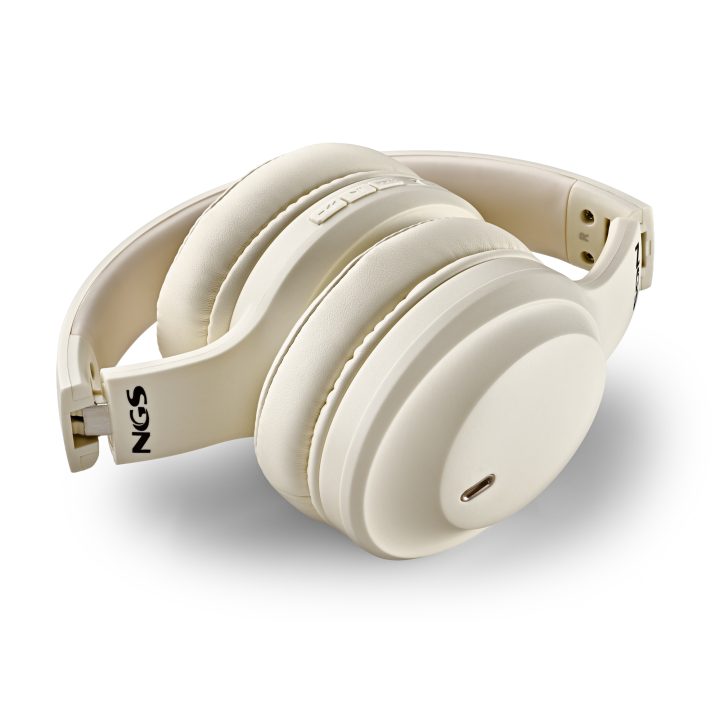 NGS BEIGE Wireless and Wired Over-Ear Headphones (ARTICAGLACIERBEIGE)