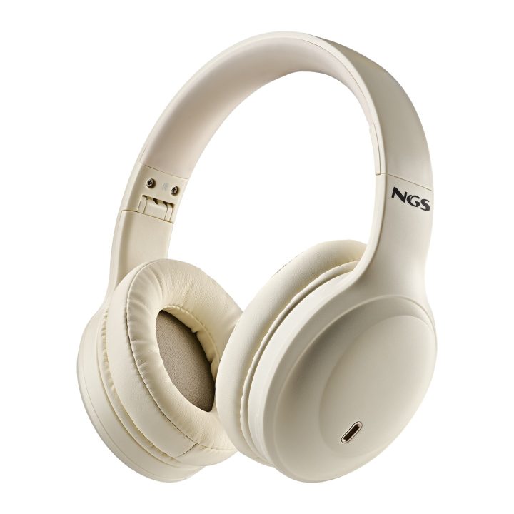 NGS BEIGE Wireless and Wired Over-Ear Headphones (ARTICAGLACIERBEIGE)