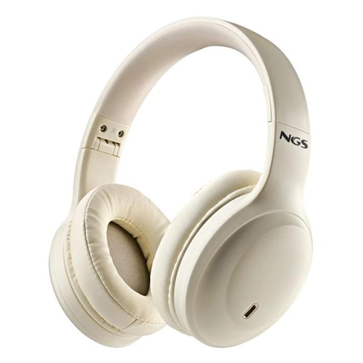 NGS BEIGE Wireless and Wired Over-Ear Headphones (ARTICAGLACIERBEIGE)