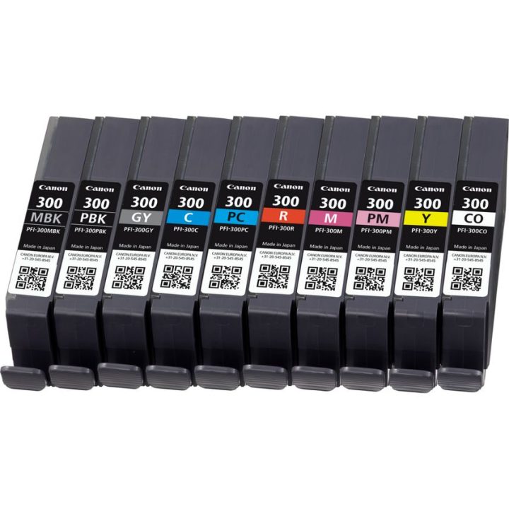 Canon PFI-300 cartucho de tinta 10 unidade(s) Original Preto, Azul…