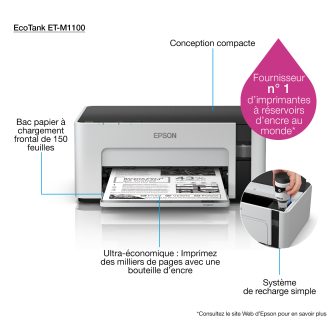 Epson EcoTank M1100 impresora de inyección de tinta 1440 x 720 DPI A4