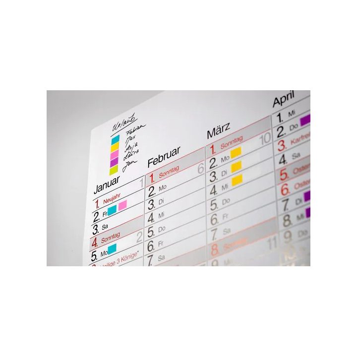 3M 683-4ABP Self-Adhesive Note Rectangle Blue, Green, Orange, Purple…